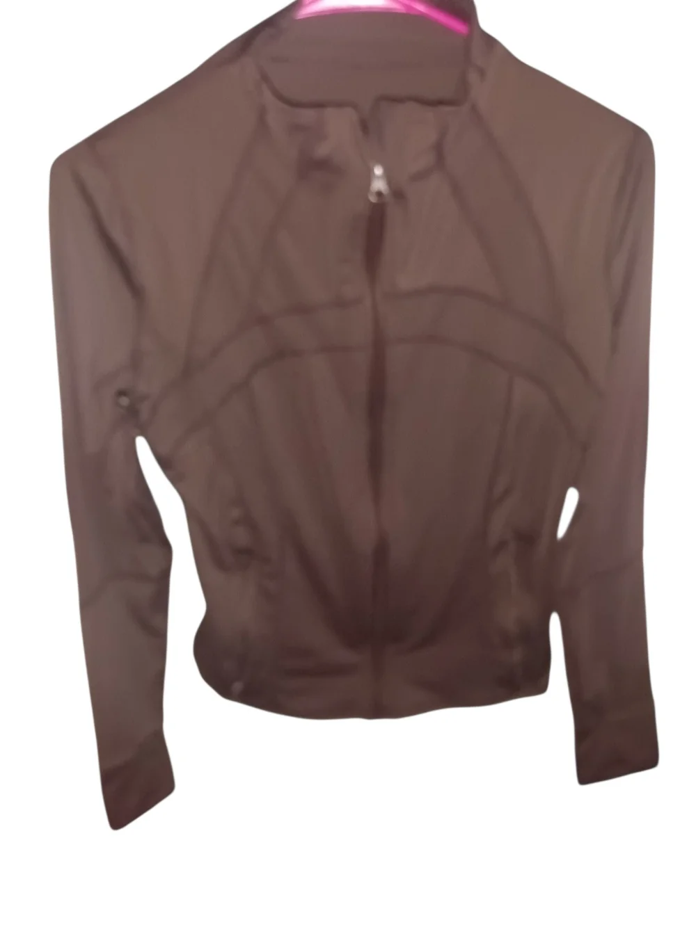 lululemon athletica Women's Brown Zip-Up Bomber Jacket